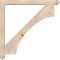 Ekena Millwork Westlake Arts and Crafts Smooth Bracket w/ Offset Brace, Douglas Fir, 5 1/2"W x 48"D x 48"H BKT0604X48X48WTL03SDF - alternate 3